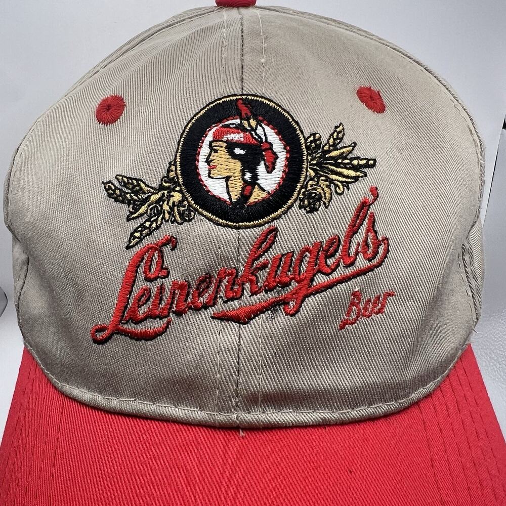Vintage Leinenkugel's Beer Snapback Adjustable Dad Hat Leinie's Original Logo